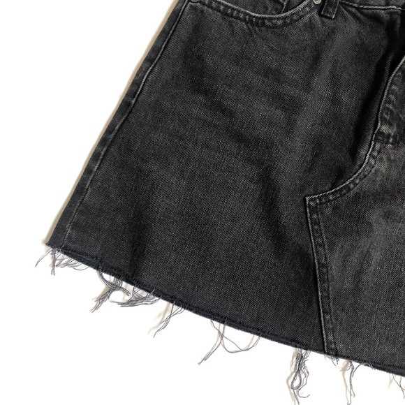 BDG Urban Outfitters frayed hem denim mini skirt Y2K - Picture 3 of 8